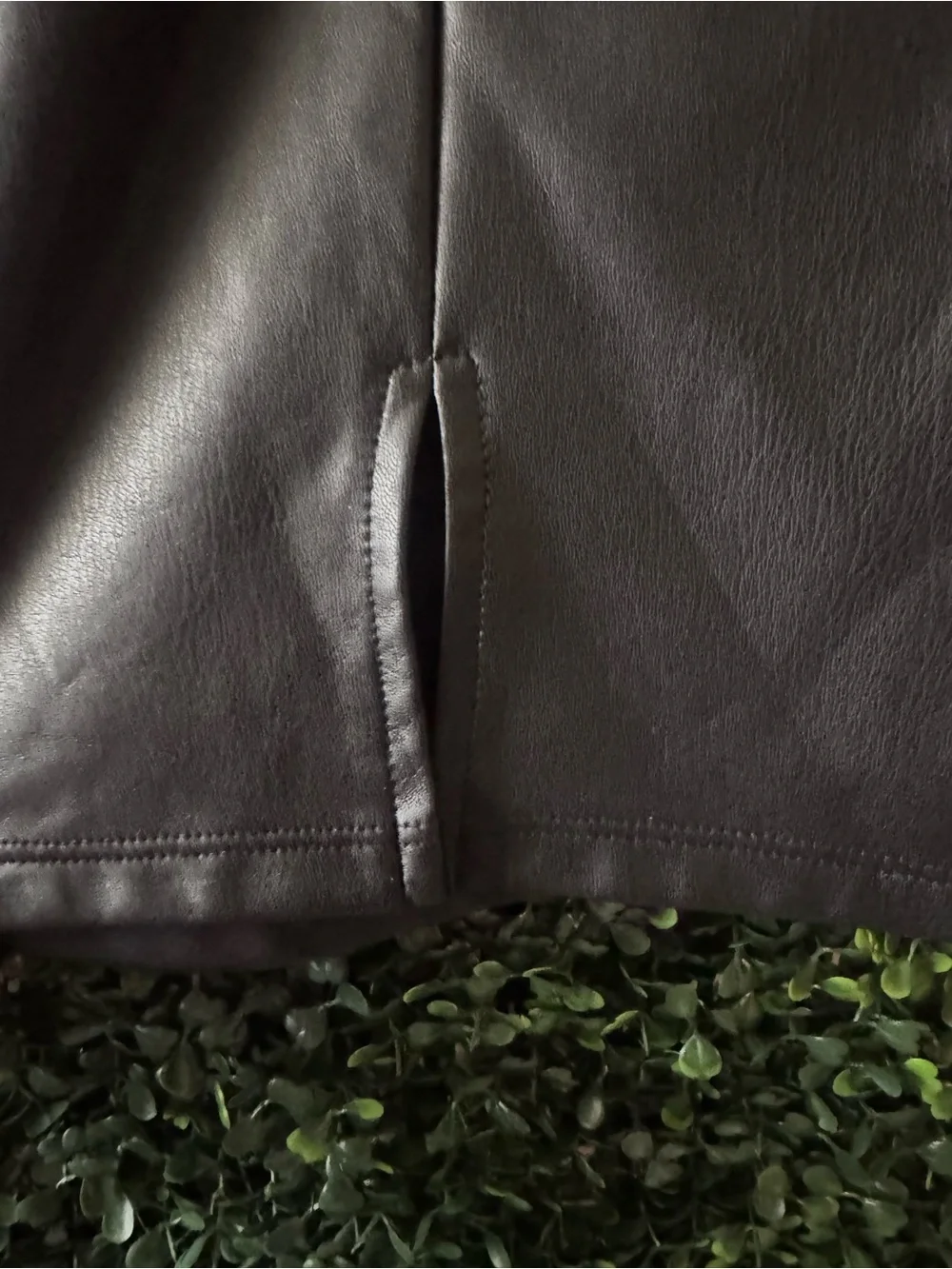 Altar'D STATE FAUX LEATHER MINI SKIRT